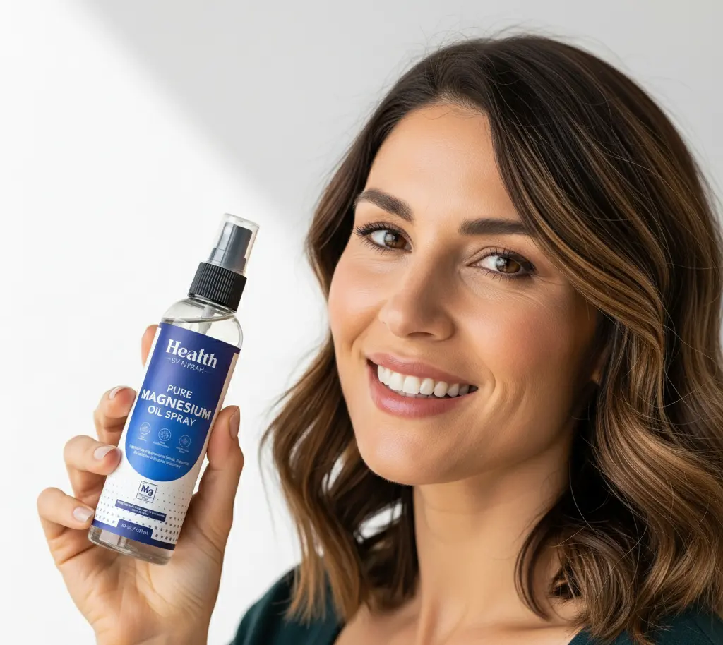 Health By Nyrah Pure Magnesium Oil Spray for Sleep and Anxiety 237ml Health By Nyrah